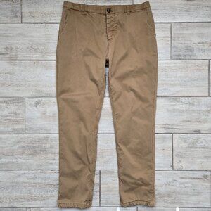 Woof Clothing Mesh Lined Chino Pants Men's Tan Outdoor Button Fly XL